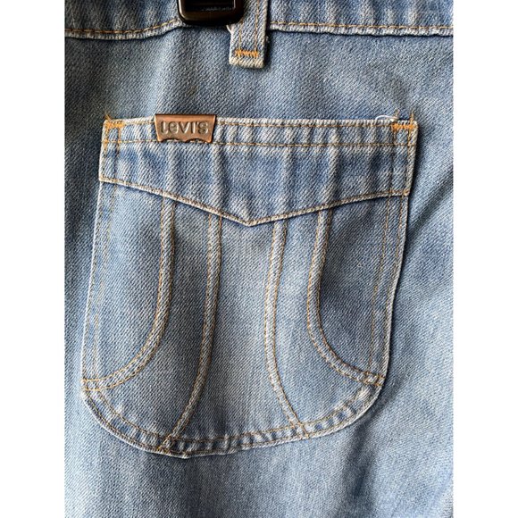 SOLD Vintage Orange Tab Levi's 70s Style Lightwash Denim Jeans - Picture 5 of 9